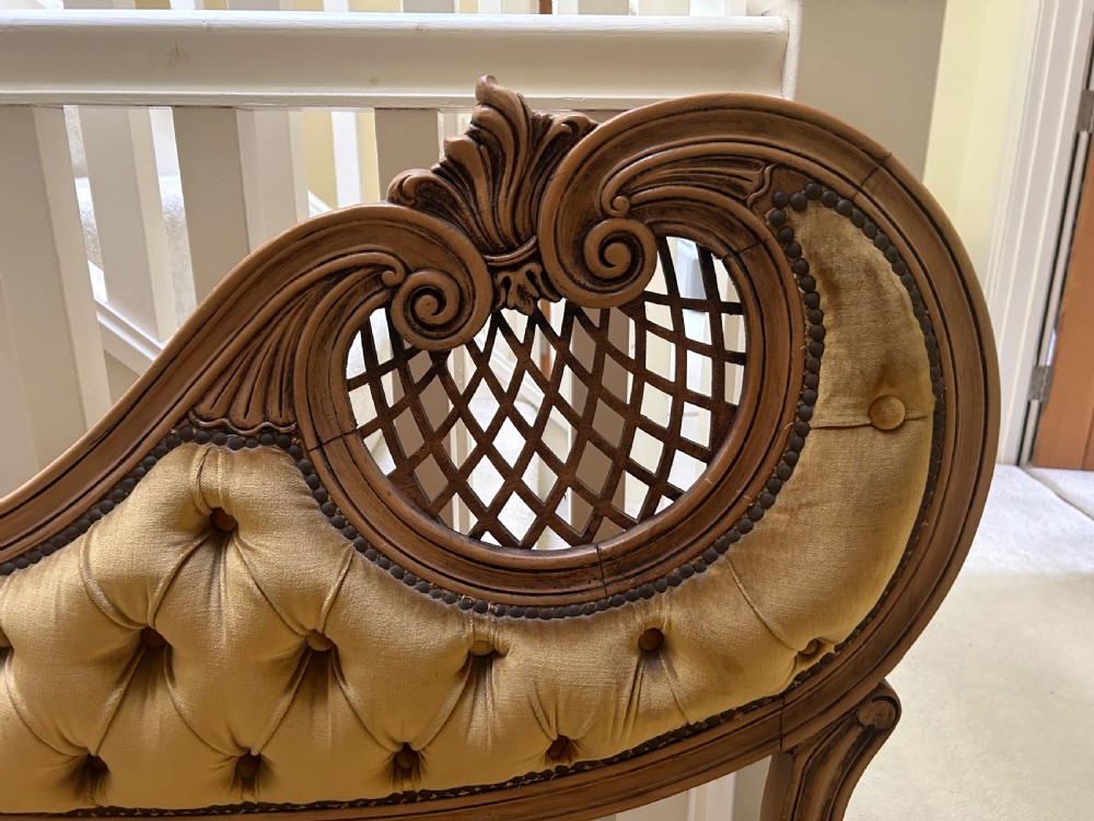 Scroll back settee  View II