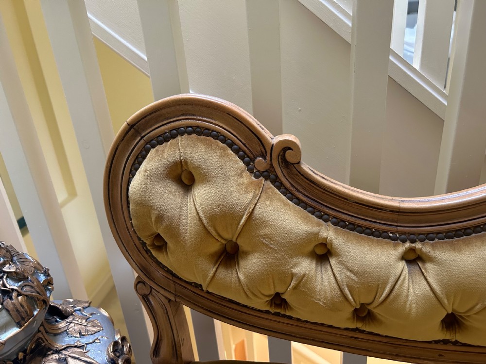 Scroll back settee  View III