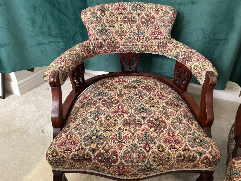 Pair of tub chairs  View II