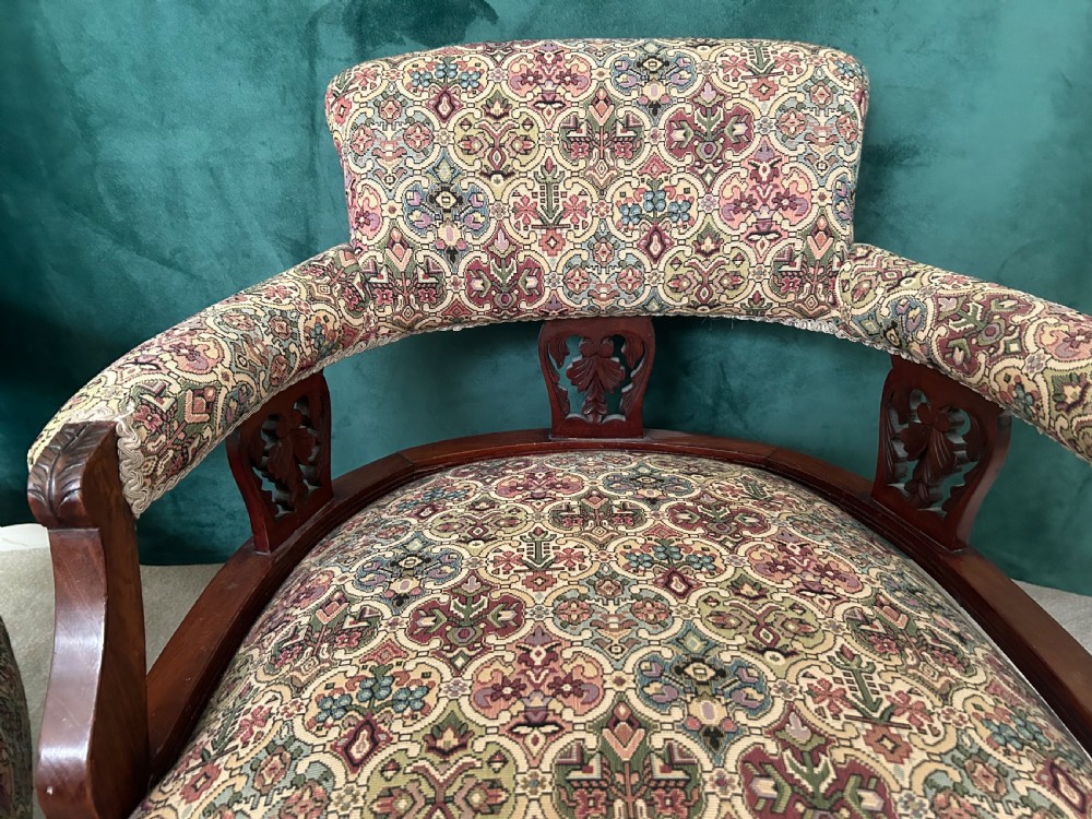 Pair of tub chairs  View V