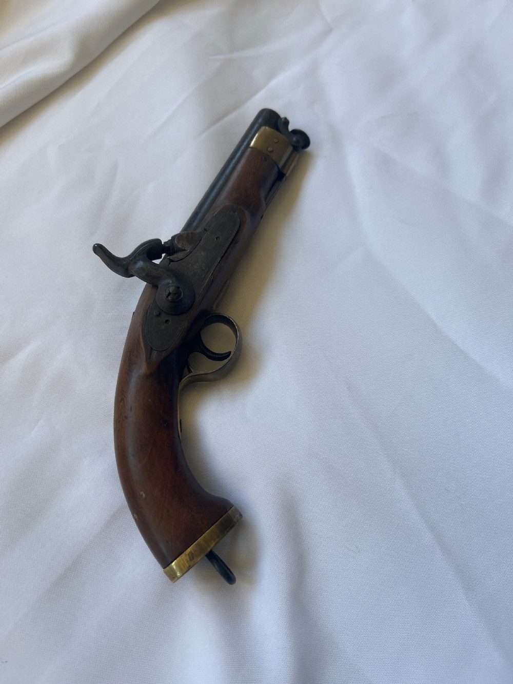19th century single shot percussion pistol