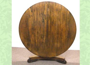 William IV Rosewood Circular Dining Table