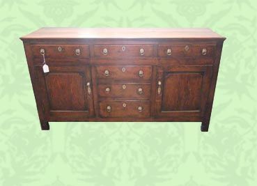 George III Oak Dresser Base