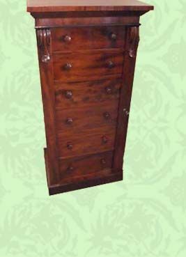 Victorian Mahogany Wellington Chest