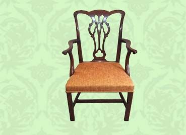 Set of 8 Chippendale Style Dining Chairs