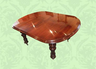 fig 1. Victorian mahogany extending dining table