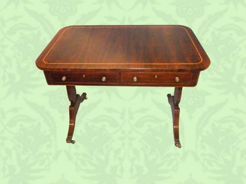 Regency Rosewood Library Table