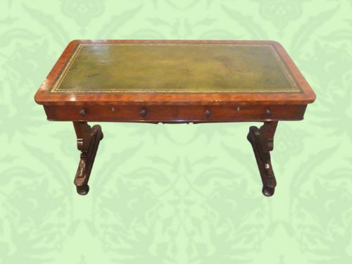 William IV Mahogany End-support Library Table