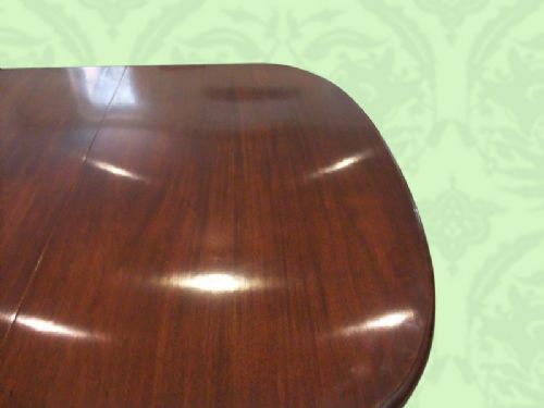 fig 4. Antique Victorian mahogany extending dining table