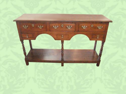 Antique Oak Small Pot-board Dresser Base