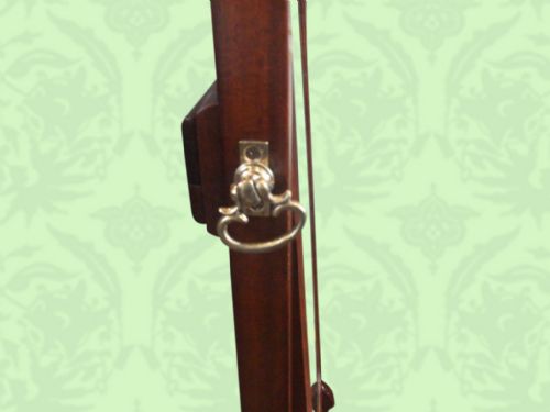 fig 2. Edwardian walnut cheval dressing mirror