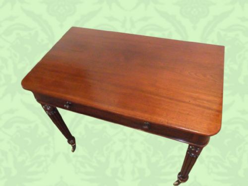 fig 1. Victorian mahogany side-table in the manner of Gillow