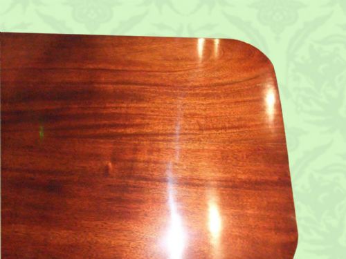 fig 1. Antique mahogany coffee table
