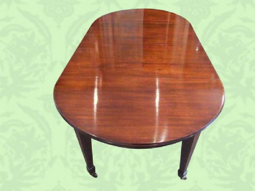 Edwardian Inlaid Mahogany Extending Dining Table