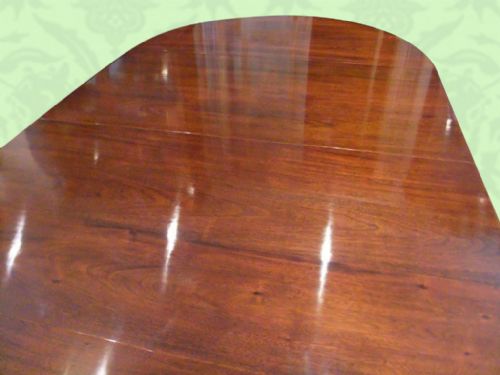 fig 2. Edwardian inlaid mahogany extending dining table