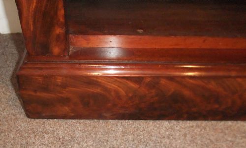 fig 2. Victorian mahogany tall open bookcase