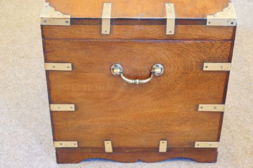 fig 4. Victorian brass bound military trunk
