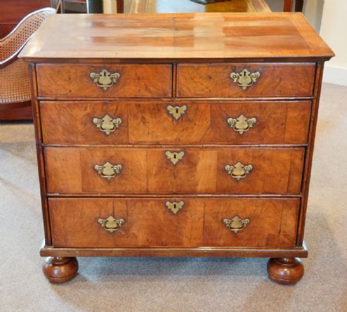 Queen Anne Walnut Chest of Drawers