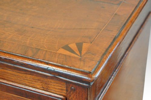 fig 3. Georgian oak cabriole legged dresser base