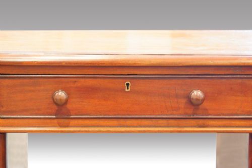fig 4. Victorian mahogany pedestal desk