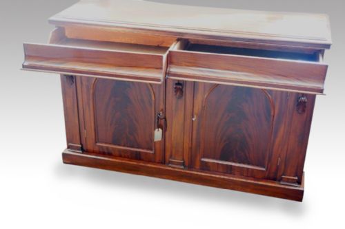 fig 2. Victorian mahogany chiffonier sideboard