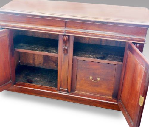 fig 3. Victorian mahogany chiffonier sideboard