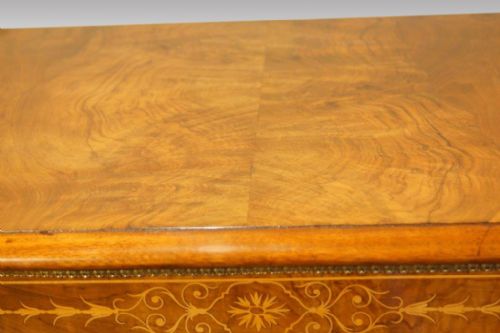 fig 1. Victorian inlaid walnut credenza