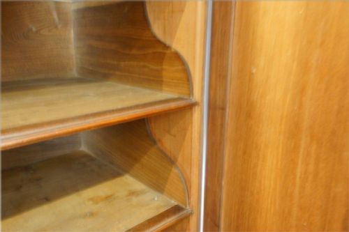 fig 3. George III mahogany linen press