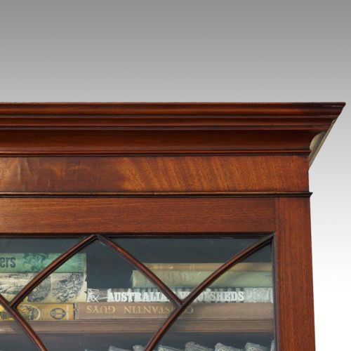 fig 1. George III mahogany library bookcase