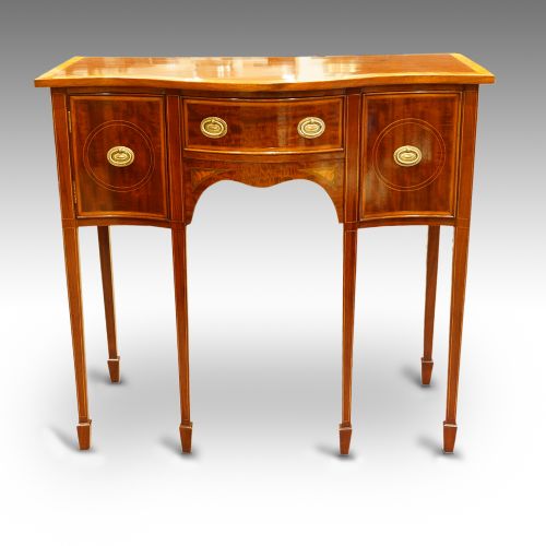 Edwardian Inlaid Small Sideboard