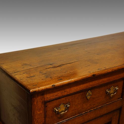 fig 2. Antique 19thc. oak dresser base