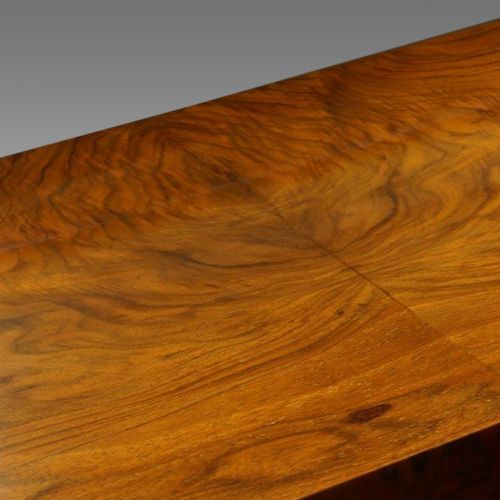 fig 1. Victorian breakfront walnut bookcase