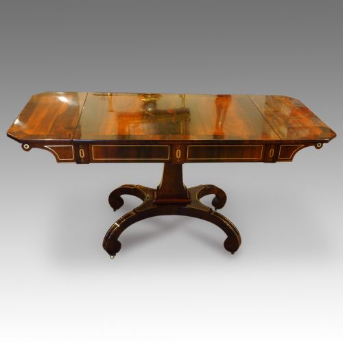 Regency Rosewood Sofa Table