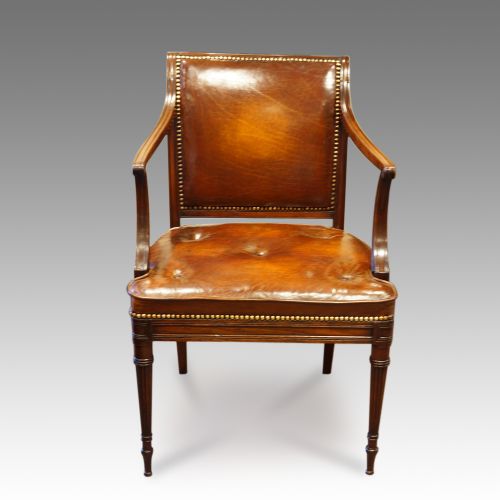 Regency Mahogany Framed Desk Chair