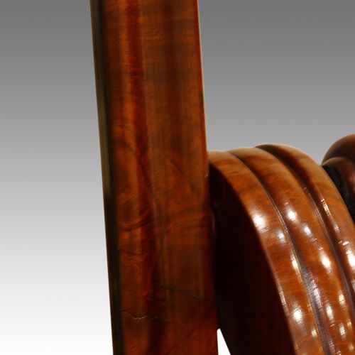 fig 3. Magnificent Victorian mahogany cheval mirror