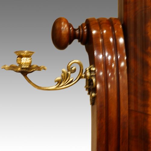 fig 4. Magnificent Victorian mahogany cheval mirror