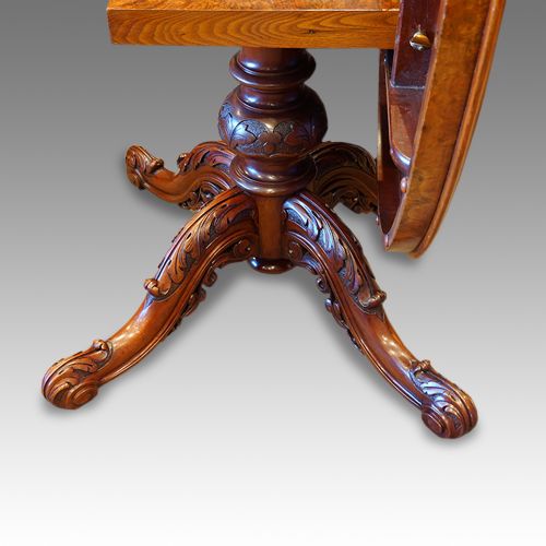 fig 1. Victorian large oval walnut dining table