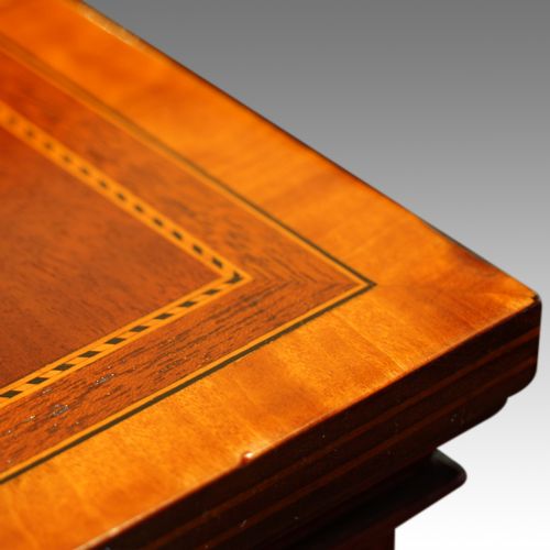 fig 2. Edwardian inlaid 3 tier revolving bookcase
