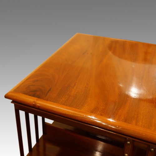 fig 2. Edwardian mahogany revolving bookcase