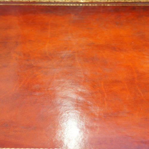 fig 4. Edwardian mahogany partners desk