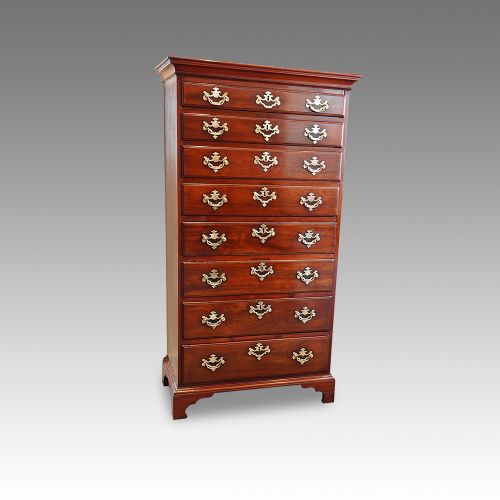 George III Mahogany Irish Tallboy
