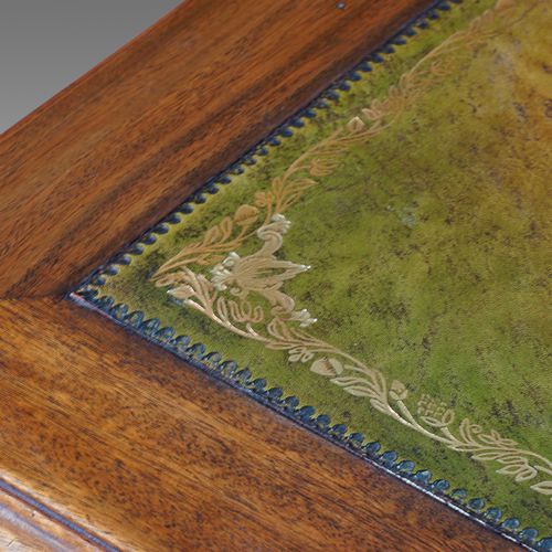 fig 4. Edwardian mahogany paneled pedestal desk
