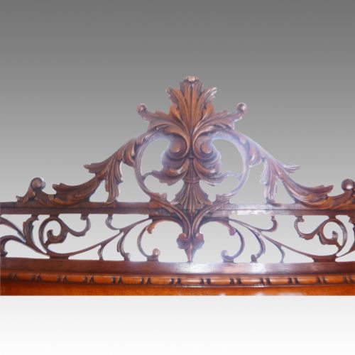 fig 1. Superb Edwardian mahogany bow-end display cabinet