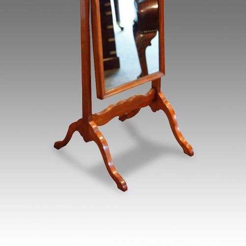 fig 3. 1920’s walnut cheval dressing mirror
