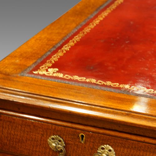fig 2. Mahogany double pedestal desk circa 1920