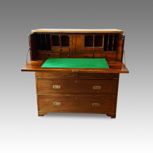 fig 1. Regency Camphorwood secretaire military chest