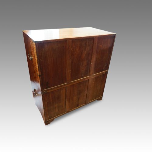 fig 4. Regency Camphorwood secretaire military chest