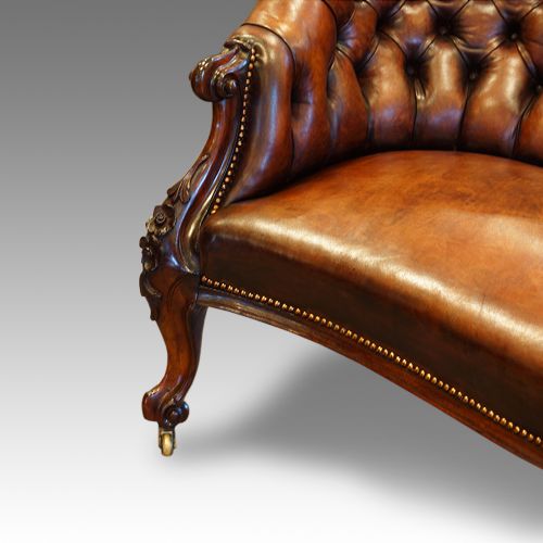 fig 1. Victorian rosewood chaise lounge