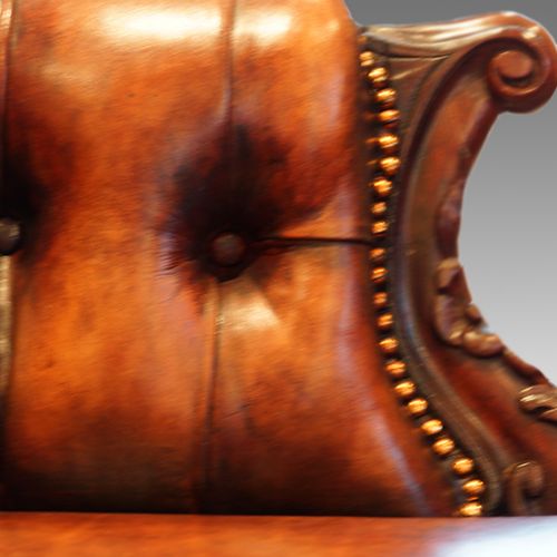 fig 4. Victorian rosewood chaise lounge