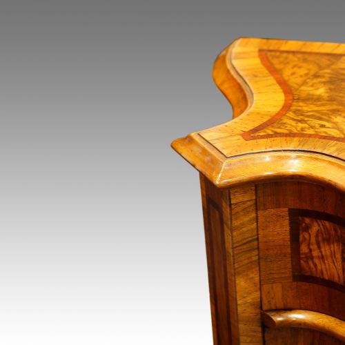 fig 3. Pair of superb Antique serpentine bedside chests